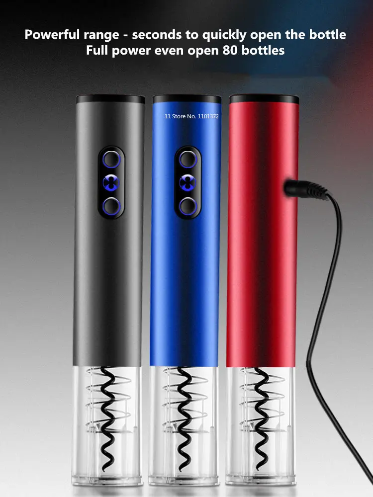 

Long-lasting Electric Wine Opener Wine Opener Family Dinner Essential Wine Opener Stainless Steel Hotel Fast Bottle Opener