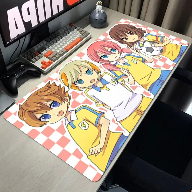 Rgb Computer Anime Xxl Mouse Pad Large Inazuma Eleven Mousepad Gamer Accessori Da Scrivania Pc Cabinet Keyboard Mat Mats Gaming Carpet