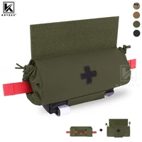 KRYDEX Tactical Trauma Pouch Roll Up IFAK First Aid Kit EDC Medical Rapid Belt Bag Airsoft Hunting Vest Plate Carrier Gear 1