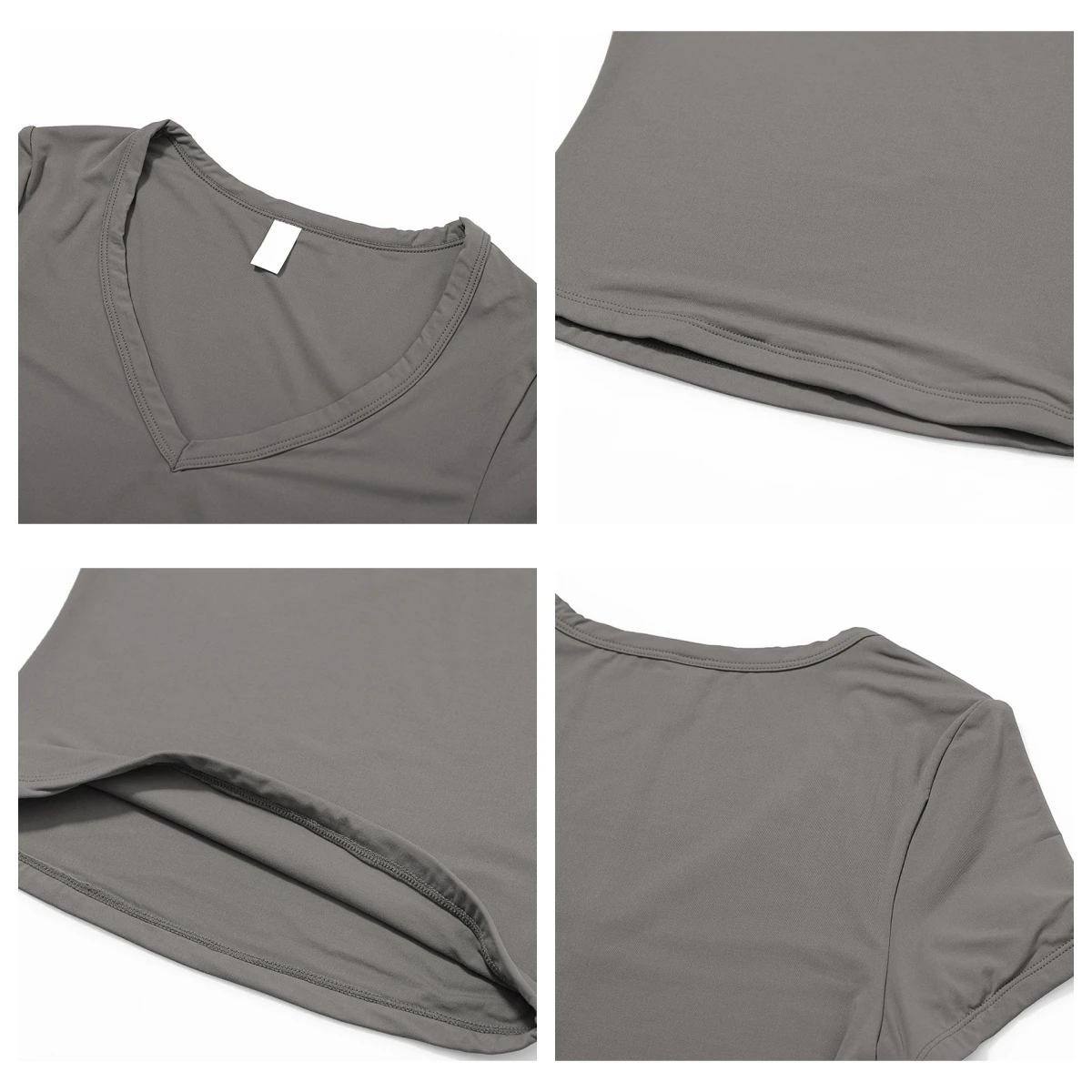 Hearuisavy Slim Gym Short Top Female Fitness Activewear Quick-Drying Yoga Clothes Workout Shirt Women Casual Sports Tee Women