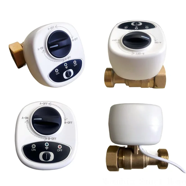 eWelink APP WiFi Smart Valve DN15/DN20/DN25 Water Gas Shutoff Automated Ball Valve Control For Alexa Google Alice EU Plug 6