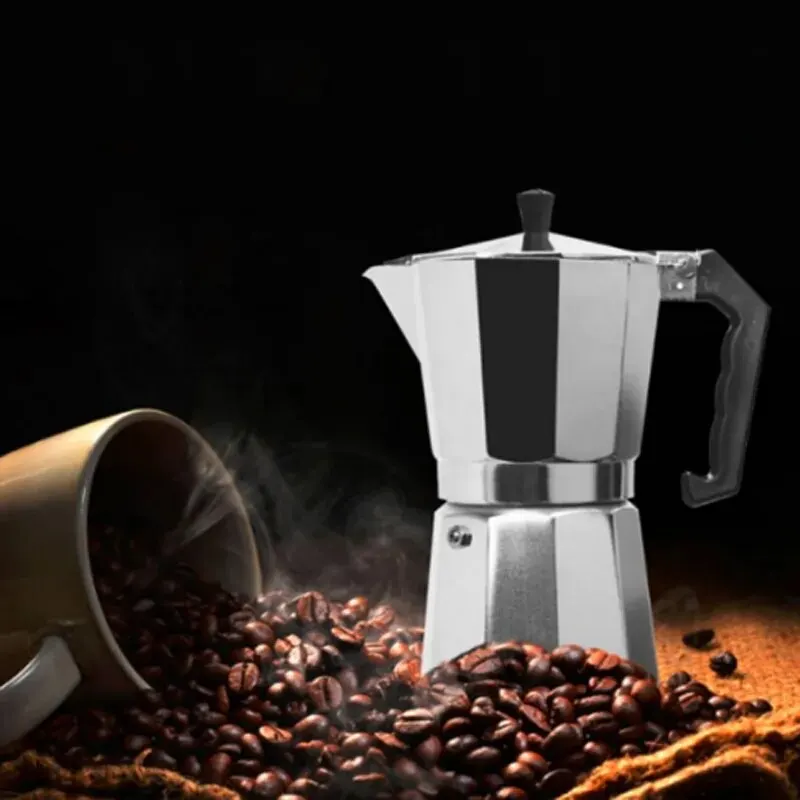 Italian Type Coffee Maker Aluminum Mocha Espresso Percolator Pot Coffee Maker Moka Pot Espresso Shot Maker Espresso Machine 2