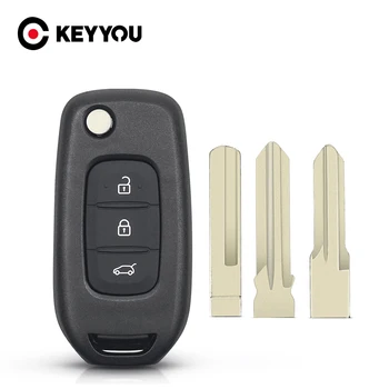 KEYYOU Custodia per Chiave Auto per Renault Kwid 2023, Kadjar, Captur, Megane, Sandero Stepway, Logan, Clio 5 2022, Arkana 2020 2021