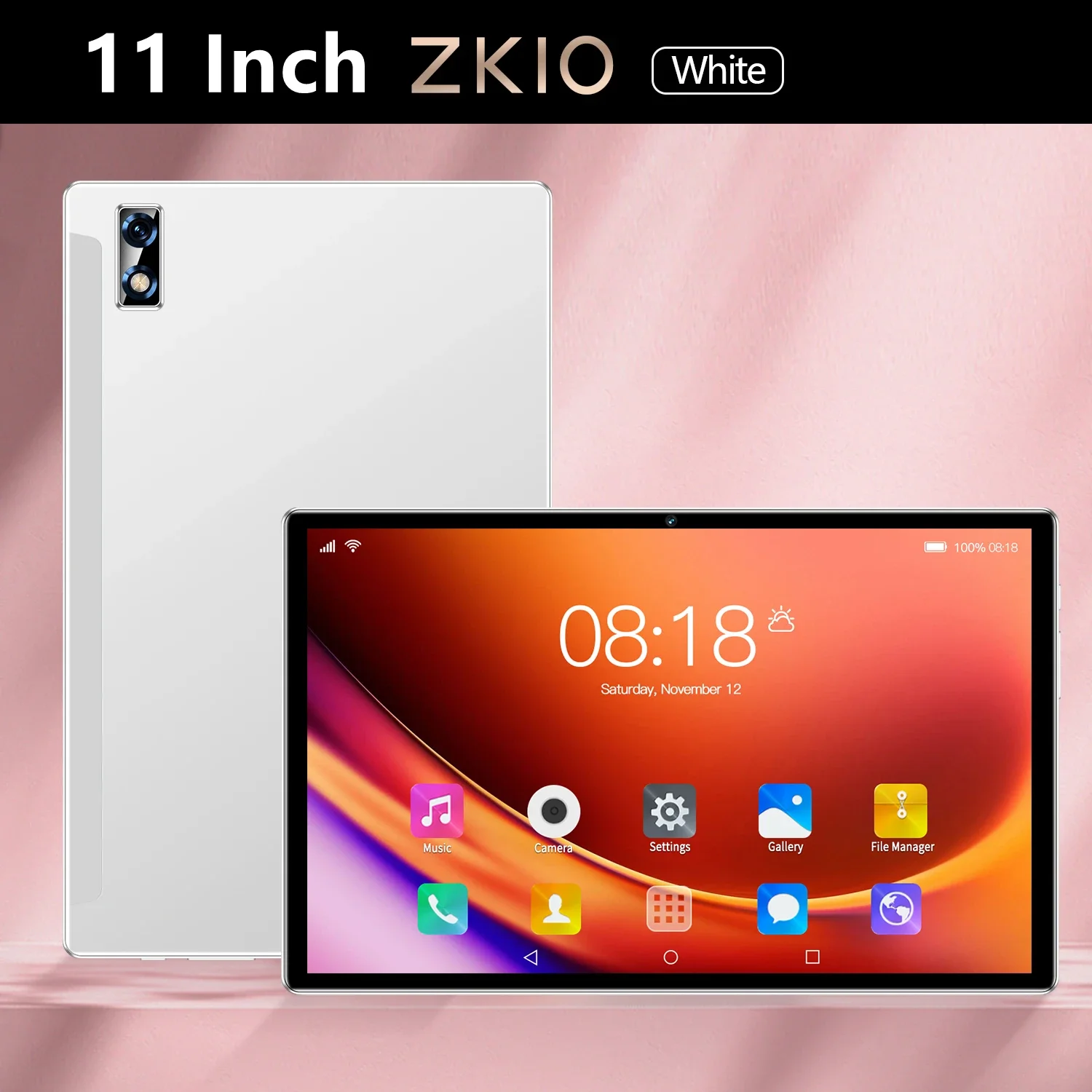 Tableta PC de 11 pulgadas con Android 12, versión global 2024, 16 GB de RAM + 1 T de ROM, 5G, doble SIM, llamadas telefónicas, GPS, Bluetooth, WiFi, WPS