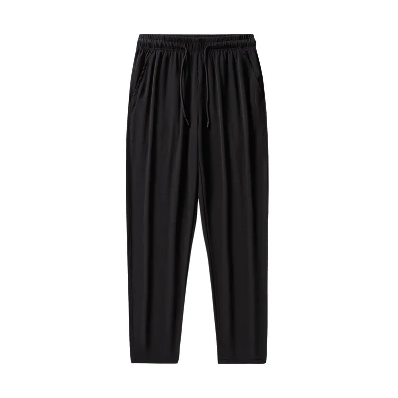 125KG Men Casual Sports Pants Summer Ice Silk