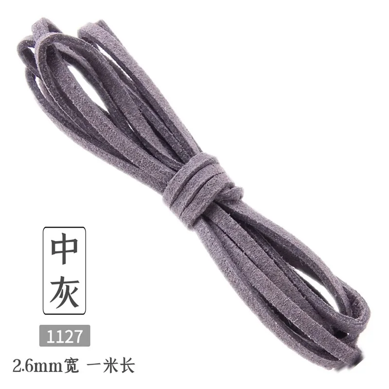 Vibrant Flat Faux Suede Braided Cord for DIY Jewelry and Gift Wrapping - 60 Color Collection, 10-Yard Length