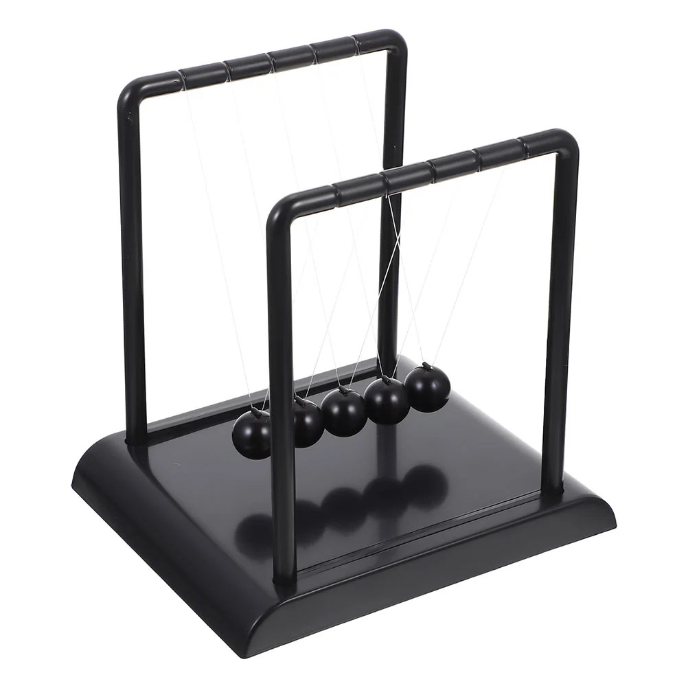

Newtons Cradle 5 Balls Motion Physics Science Ornaments Centerpiece Toys for Home Office Car School Teaching Aids
