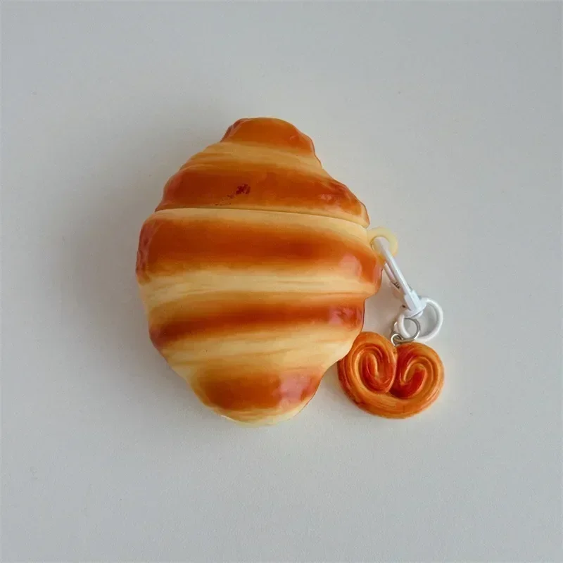 3D Croissant Case Protective Earphone Cover