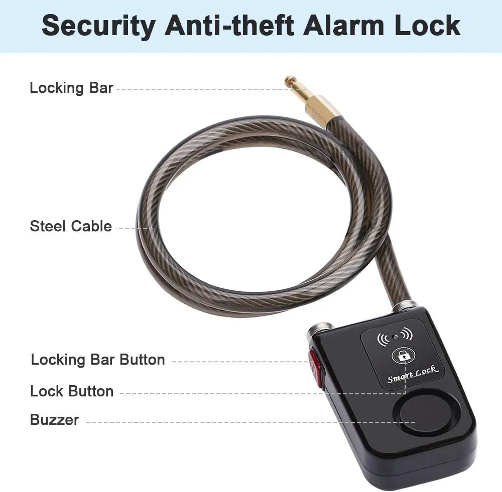 Smart Bluetooth-Controlled Waterproof Motorcycle and Bike Anti-Theft Alarm System