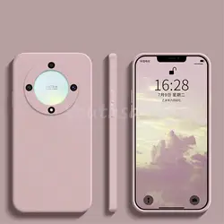 Premium Silicone Liquid TPU Protector Case for Honor - Enhanced Protection and Style (Pink)