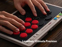 8BitDo Arcade Controller Wired, Wireless Bluetooth, 2.4G, Low-profile Mechanical Switches For Nintendo Switch / Switch 2 Windows - Image 4