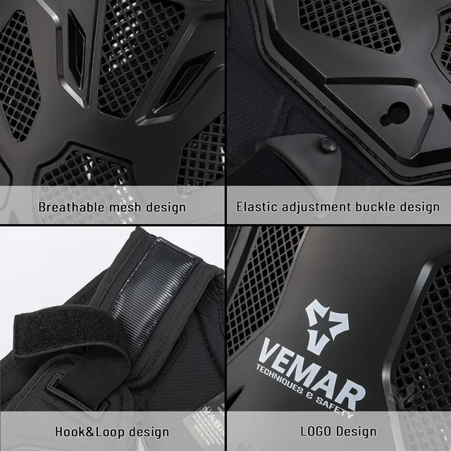 Armure de motocross toutes saisons pour homme et femme, protection du corps, DH D343, vélo, VTT, MX, poitrine, dos, protecteur, équipement moto 6