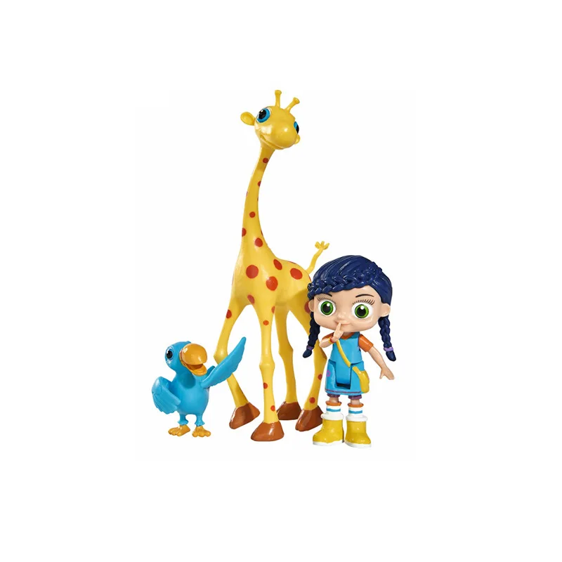 Anime Wissper Dolls Bird Giraffe Gertie Action Figures Animal Model Toys Collectible Ornament Girl Play House Toy Children Gifts