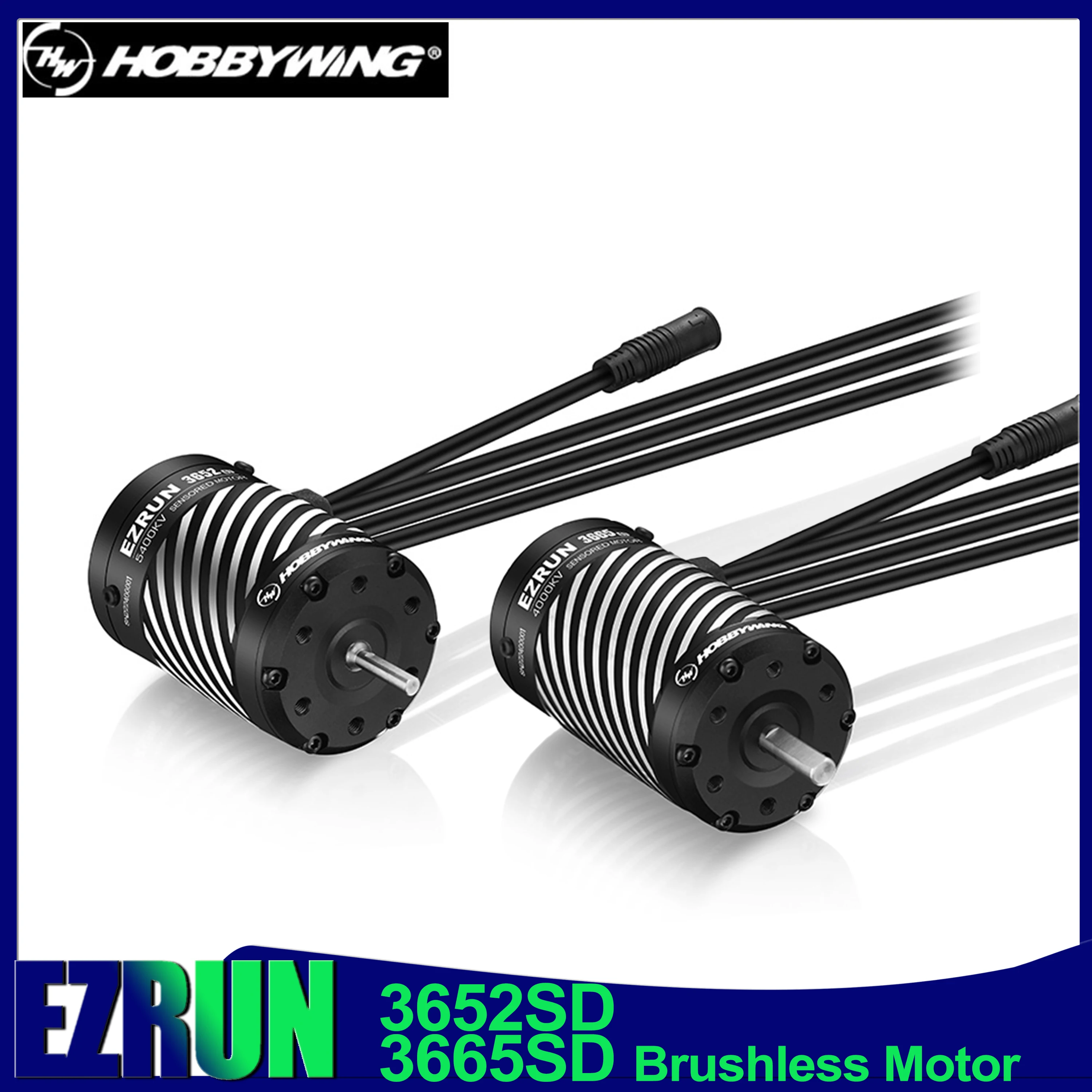 

Hobbywing EZRUN 3652SD 3665SD G3 Sensored Brushless Motors for 1/10 1/8 RC Remote Control Car Buggy RC Model Accessories