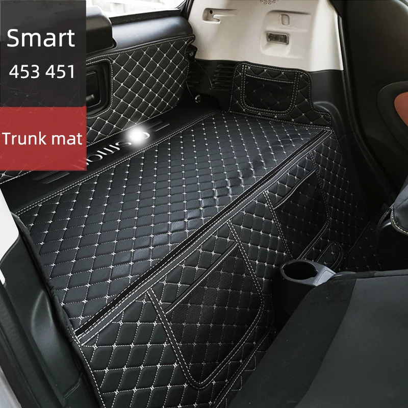 

Автомобильный сетчатый Карманный кожаный коврик для багажника для Mercedes Smart 451 453 Fortwo автомобильные аксессуары интерьерное украшение Стайлинг уборка