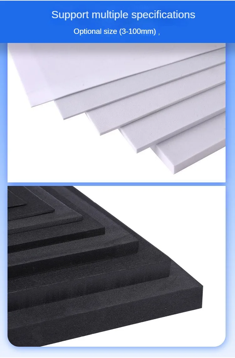 100x50cm EVA Foam Sheets Sound-absorbing Foam Board Thick EVA Rubber Plate Handmade Model Making Cosplay Thickness 3/5/10/15mm