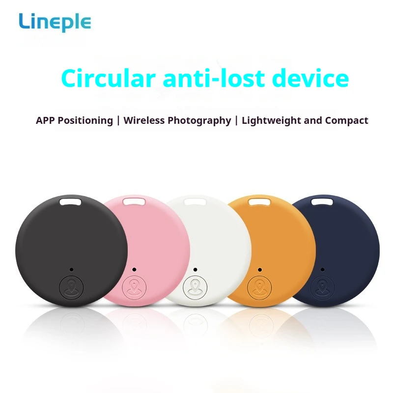 Bluetooth Alarm round Key Anti-Lost Locator Two-Way Alarm Mobile Wallet Smart Fantstic Anti-Lost Product