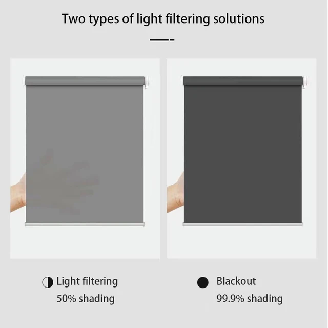 Shadzking-Persianas enrollables de lujo para ventanas, persianas enrollables eléctricas motorizadas, Motor Wifi, Alexa, Google, Hogar Inteligente - Imagen 5