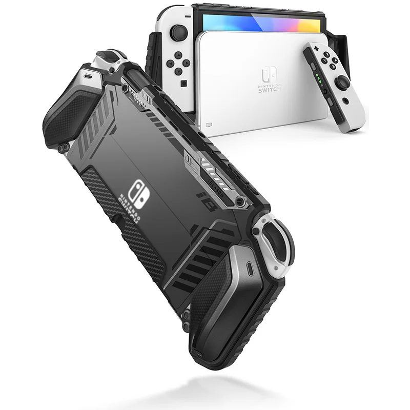 Case For Nintendo Switch OLED Dockable Rugged Protective Cover Case