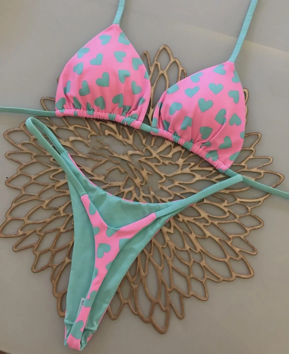 Sexy Micro Bikini Women Black Blue Metal Chain Strap Push Up Metallic Thong Swimsuit 2024 Bathing Suit Ring Linked Mini Swimwear