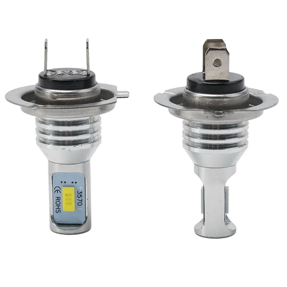 자동차 LED 헤드라이트, DC 12-24V, 방진 H7 부품 교체 세트, 매우 밝은 방수 6000K, 자동차 55W 내구성