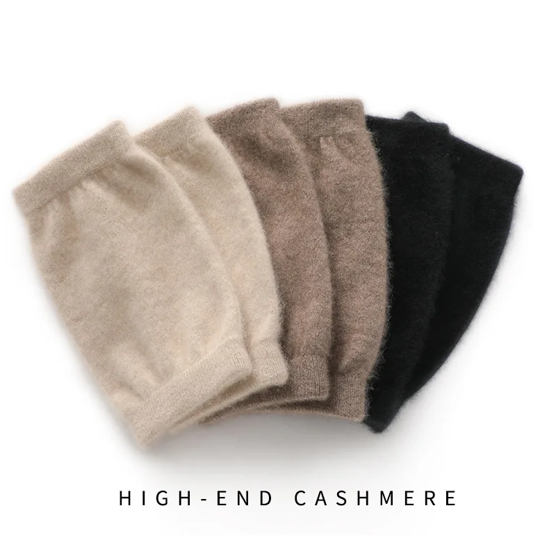 100-cashmere-knee-pads-spring-and-autumn-new-men's-and-women's-short-thick-wind-and-cold-knit-knee-pads