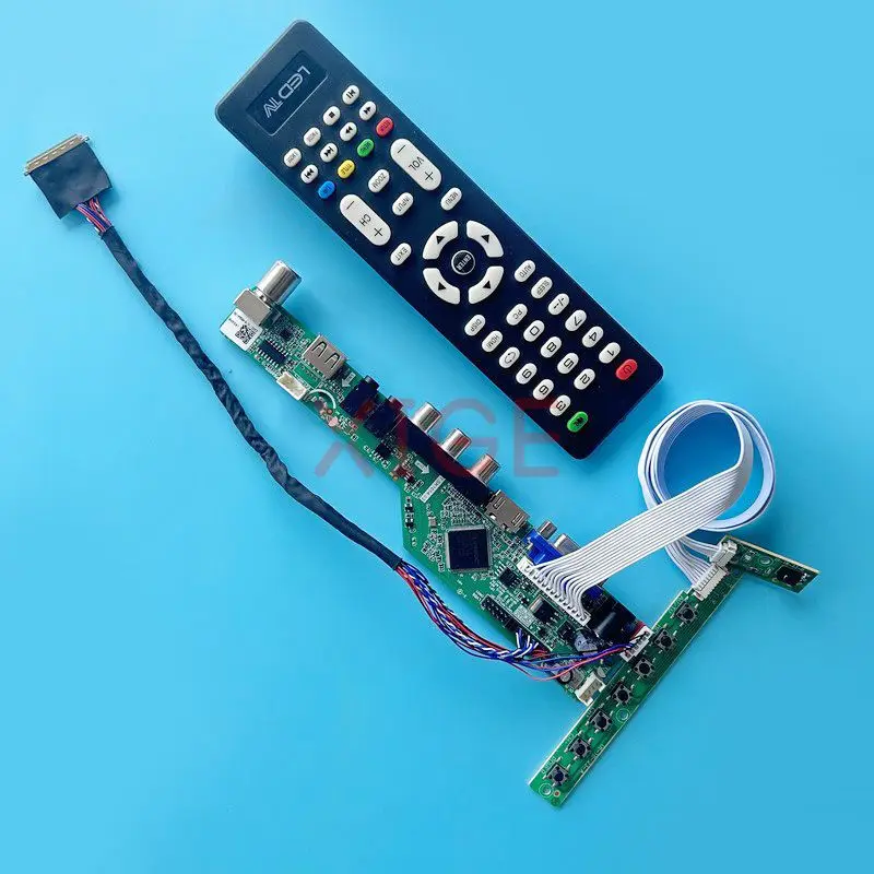 

Плата контроллера ЖК-дисплея подходит для LT133EE10000 LT133EE09100/300 VGA + HDMI + AV + USB Комплект «сделай сам» экран ноутбука 13,3 дюйма 40Pin LVDS аналоговый ТВ 1366*768