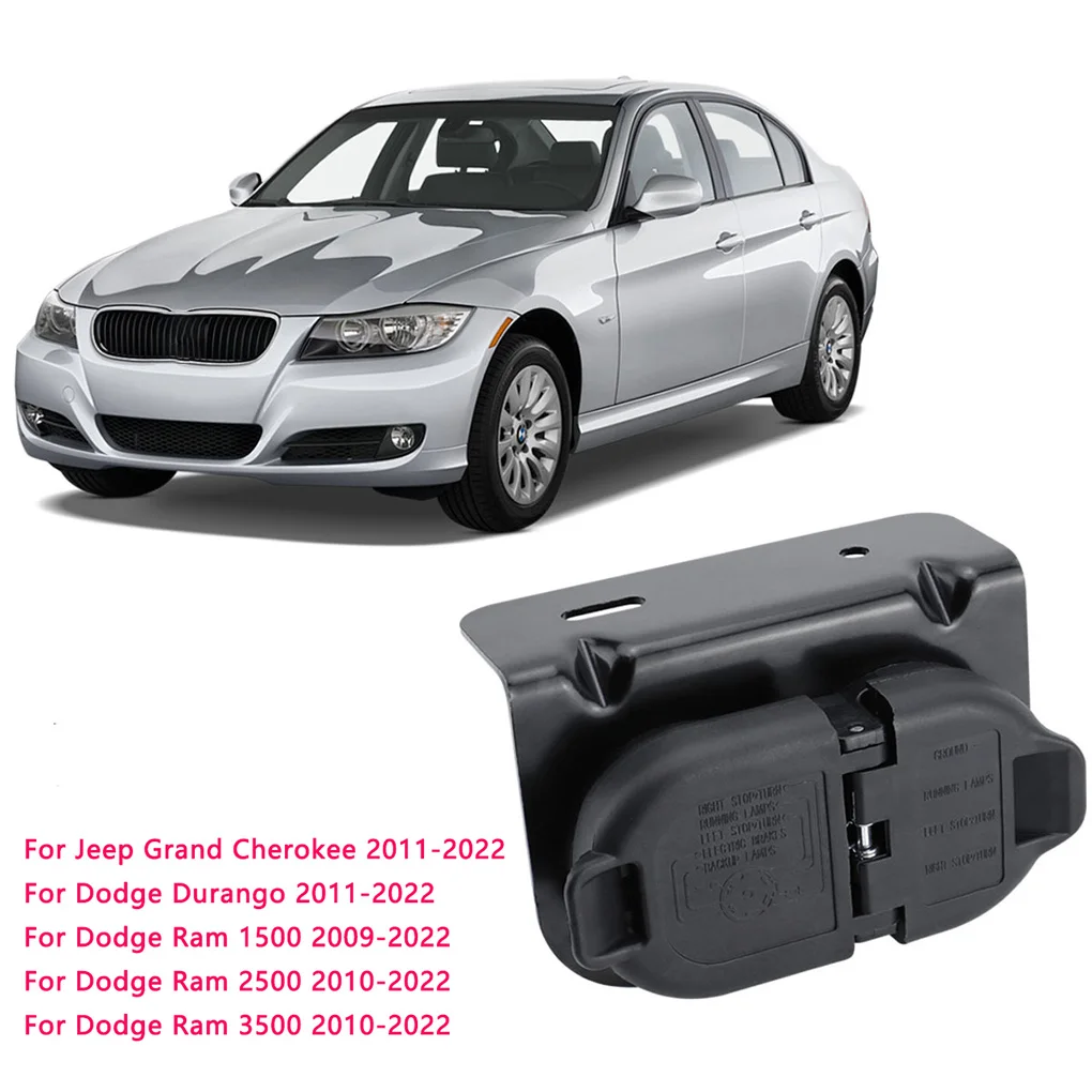 Trailer Tow Plug Connector Replacement 68014986Ab Accessories for Dodge RAM Easy to Install Wear Resistant Sturdy Practical