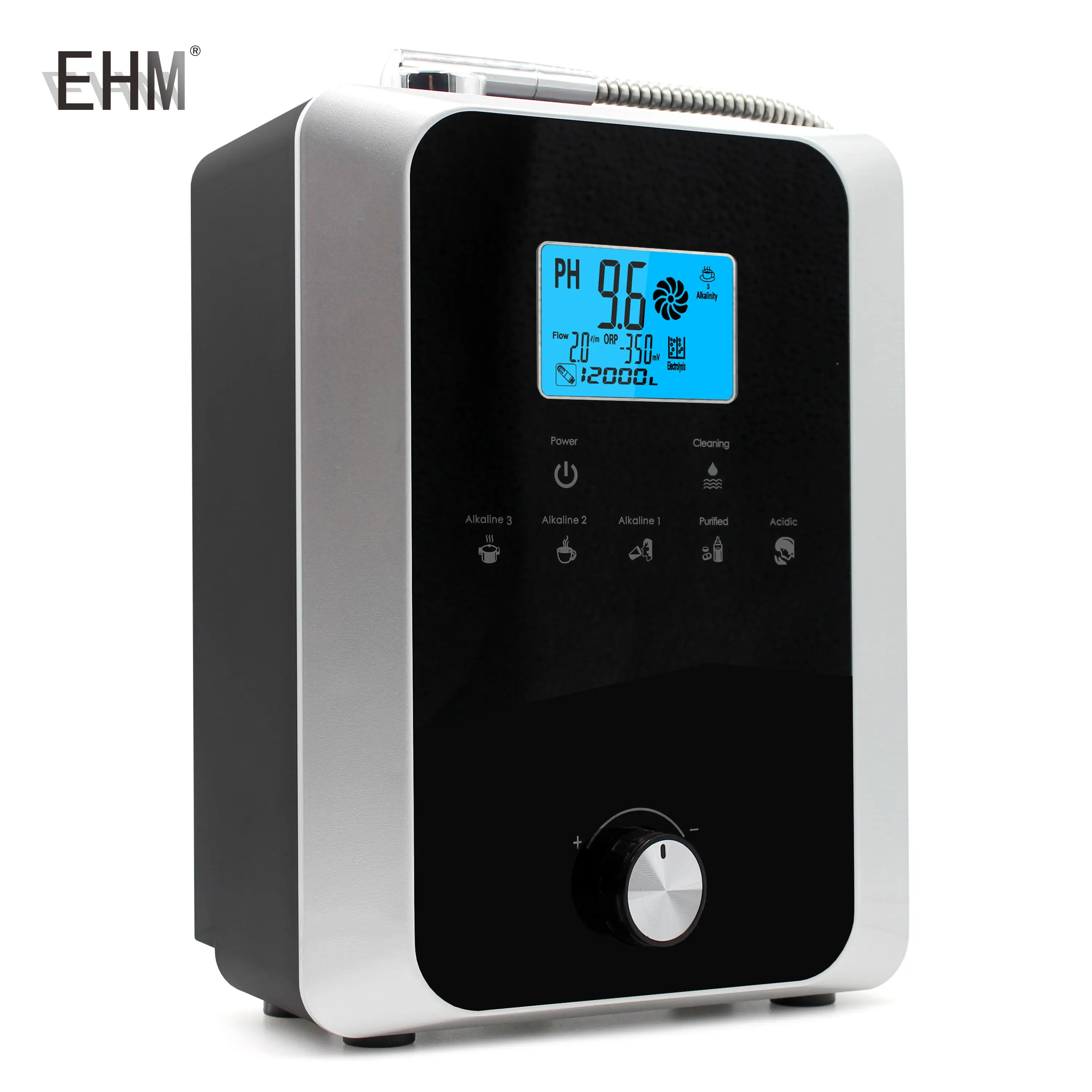 

Alkaline Water Filtration-Produces pH 2.8~11 Alkaline Water - 8000 Liters Per Filter - 7 Settings - Countertop Filtration System