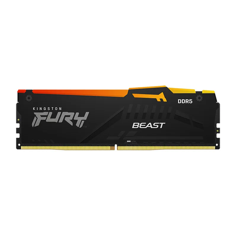 Kingston-fury Beast Mãe Ddr5 Rgb Desktop Amd Intel Cpu Ram 288 Pin 1.1v 8gb 16gb 32gb 4800 5200 5600 6000 Mhz
