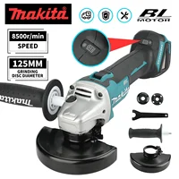 Makita DGA504 18V 125mm Brushless Lithium Electric Angle Grinder Rechargeable Polishing Machine Cutting Machine High Power