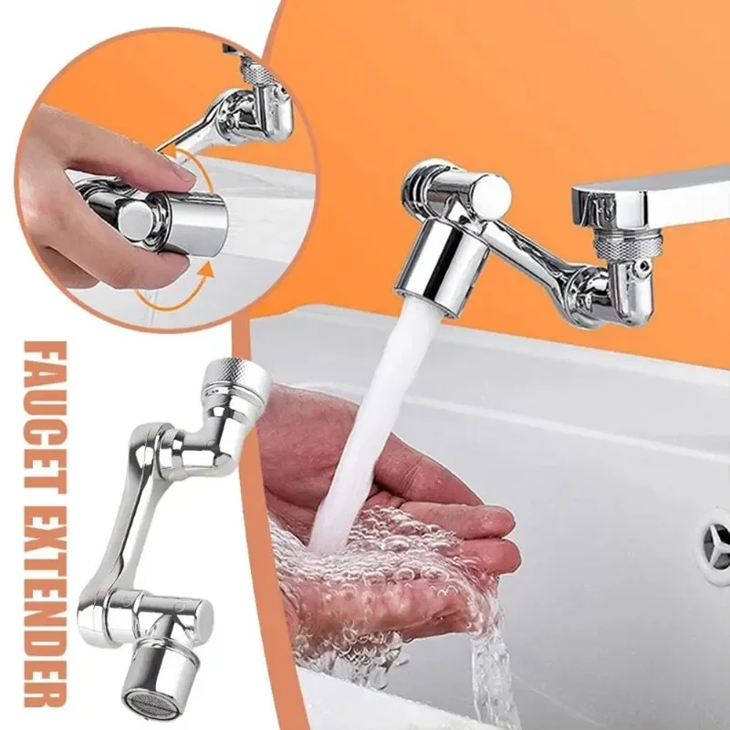 

Kitchen Accessories Universal Rotation Faucet Robot Arm Extension Faucets Mixer Aerator Bubbler Water Tap Nozzle Faucet Extender