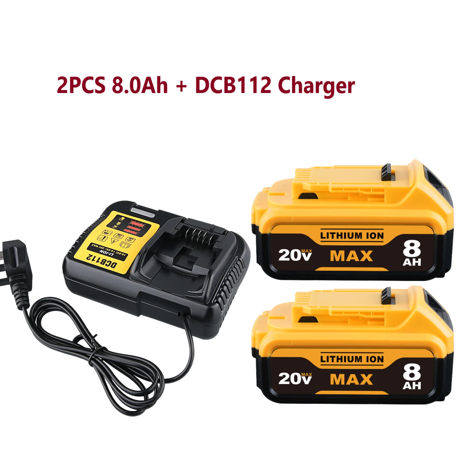 20V Lithium Battery Charger Set 2