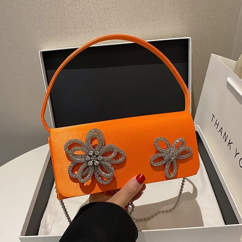 Shoulder Bag New Fashion Chain PU Leather Fabric Design Sense Popular Crossbody Mini Square Bags Purses and Handbags All-match