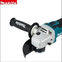 Makita – meuleuse d'angle sans balais DGA404, 125mm, batterie Li-ion, coupe sans fil, polissage, meulage pour batterie Makita 18V, Original 6