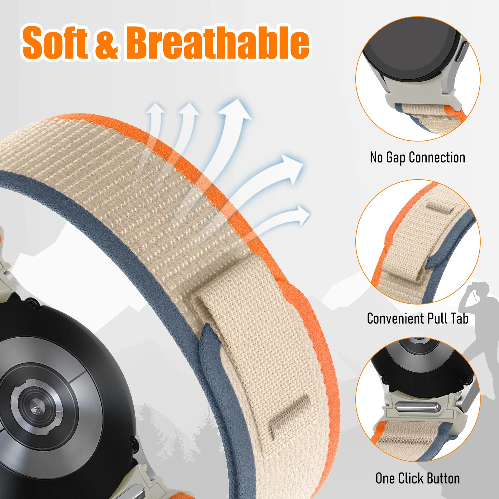 Versatile Nylon Sport Loop Strap