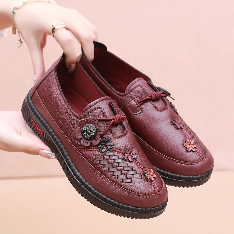 

Spring and Autumn 2023 Women's Sports Shoes Casual Comfort Flat Shoes Women's Soft, Warm, Outdoor, Warm, Women's Flat Shoes