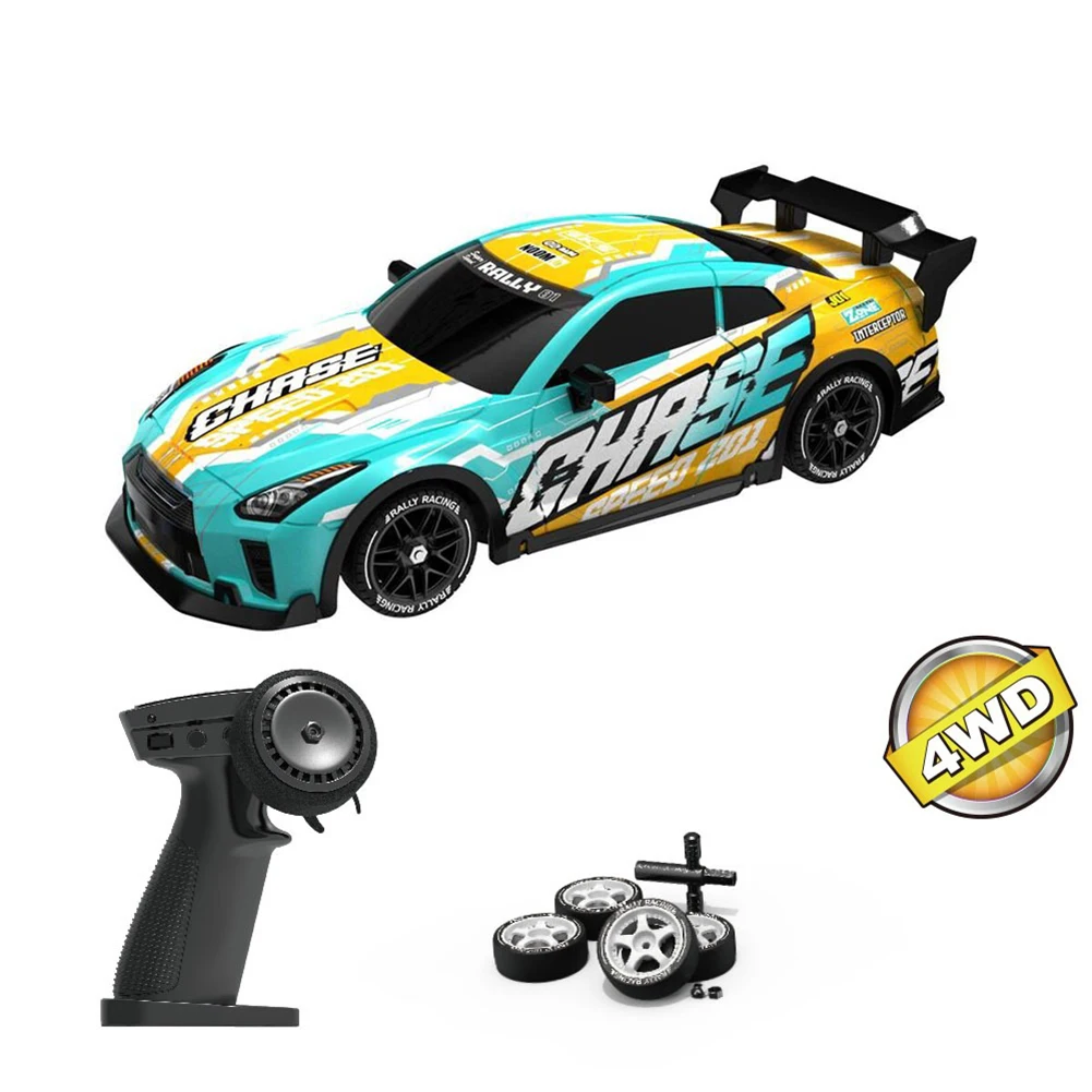 

1/16 RC автомобиль 4WD 4CH высокоскоростной 10 км/ч Дрифт гоночные автомобили со стандартным трюком автомобиль с дистанционным управлением для детей Подарки