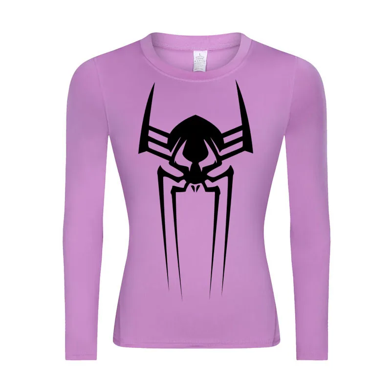 2099 Women's Compression Shirt Long -sleeved Fitness Tight -Fitting Second Layer Skin Fast Dry Sportswear Gym Workout Clothing