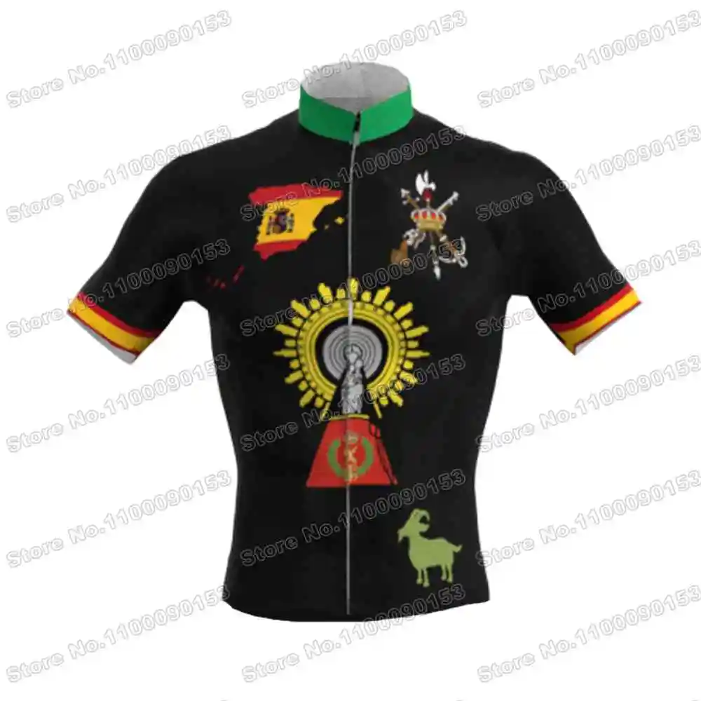 The Spanish Legion Virgen del Pilar Cycling Jersey Set Spain Cycling Clothing Men Road Bike Shirt Suit Bicycle Pant Maillot