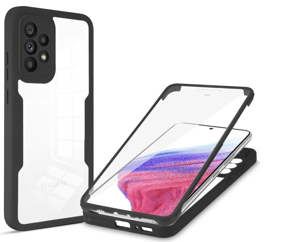 Double-Sided Full Protection Case with Screen Protector - 360° Coverage