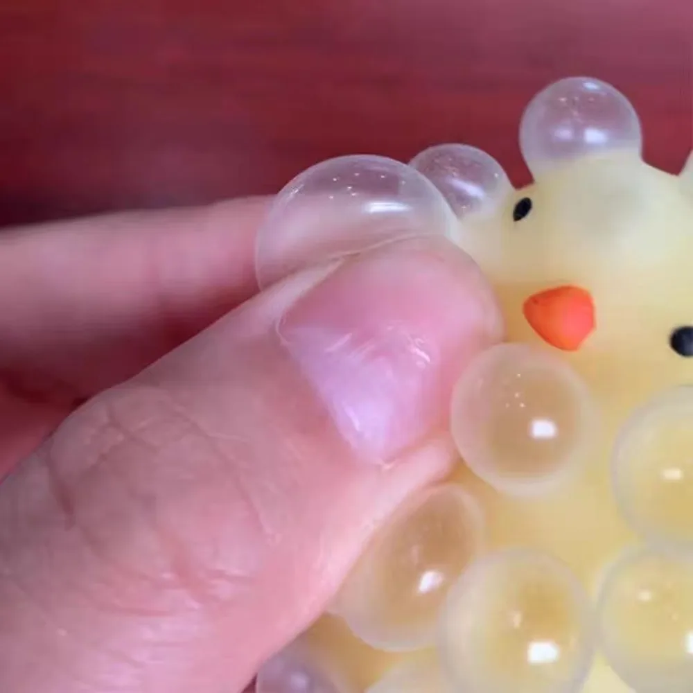 5PCS Animal Acne Squeezing Bubble Chicken Vent Closing Acne Squeezing Toy Alleviation Non-Toxic Toy Student DIY