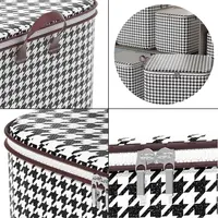 100L Large Capacity Pouch Storage Bags Clothes Quilt Organizer Container Non-woven Laundry Basket Dustproof Portable Luggage Bag 2