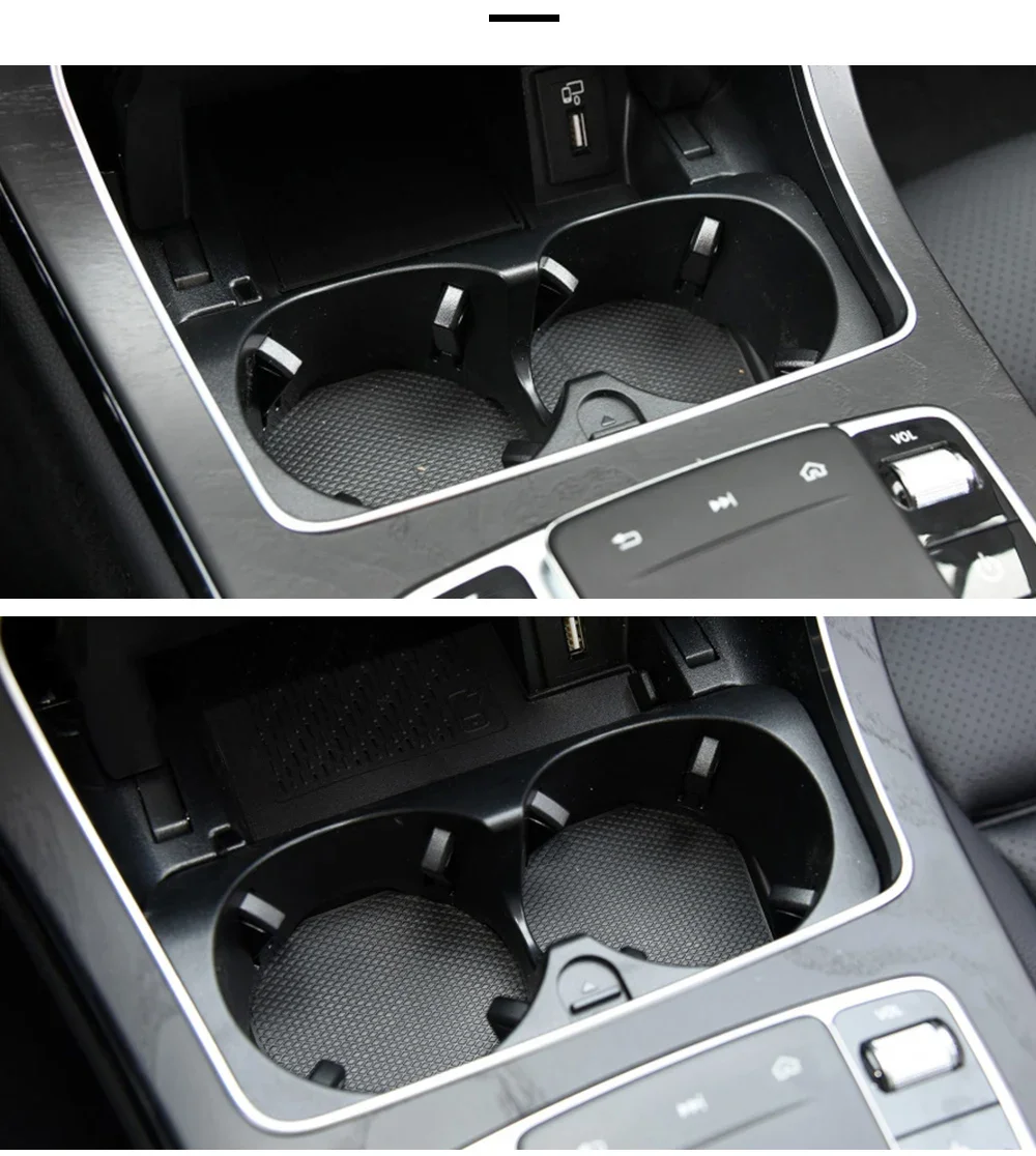 Auto vorne Mittelkonsole Wasserbecherhalter für Mercedes-Benz W205 W213 W253 W447 W467 A 2056800691 2056800691 Autozubehör – Detail 7