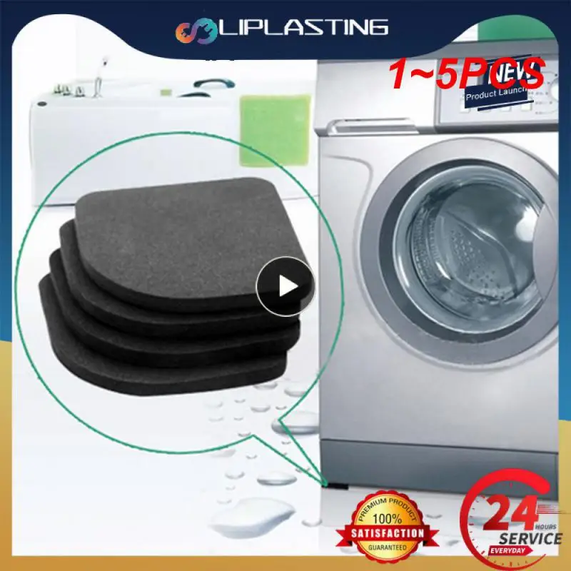 1~5PCS Anti Vibration Feet Pads Noise Reducing Non-slip Mat Pad Washing Machine Refrigerator Furniture Fixed Raiser Damper