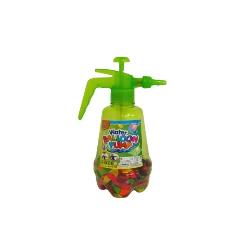 Water Filler Kit Water Fight Easy-to-Use Balloon Inflator Comes with 100 Balloons for Outdoor Fun Large Capacity