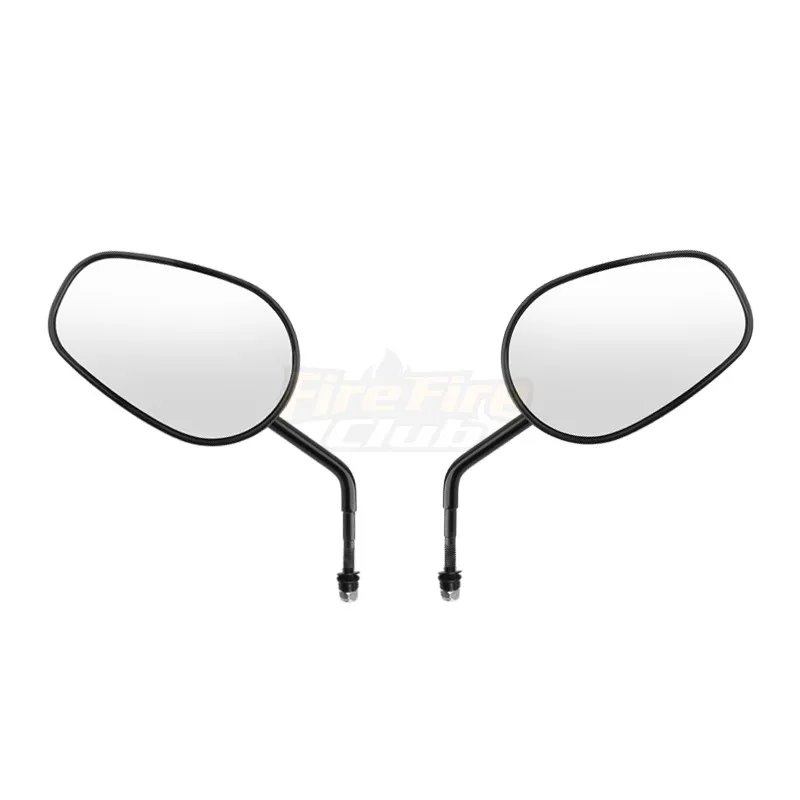 할리 투어링 킹 로드 글라이드 Sportster 883 1200 Dyna Heritage Softail FXDB 블랙 오토바이 8MM 후면보기 미러