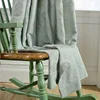 1PC Cotton Linen Embroidery Curtain Wind Embroidery Blackout Living Room Bedroom Simple Fresh Curtain Pastoral High-end Light 1