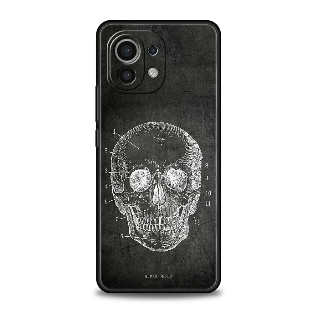 Chalkboard Anatomy Soft Phone Case - Artistic Design Protective Cover