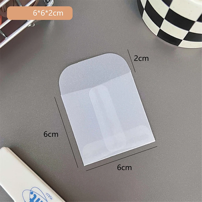 20pcs Semi Transparent Paper Bags 6*6cm 8*10cm Envelopes fit Thanks Letter Photo Jewelry Packaging Storage Pouches Wholesale